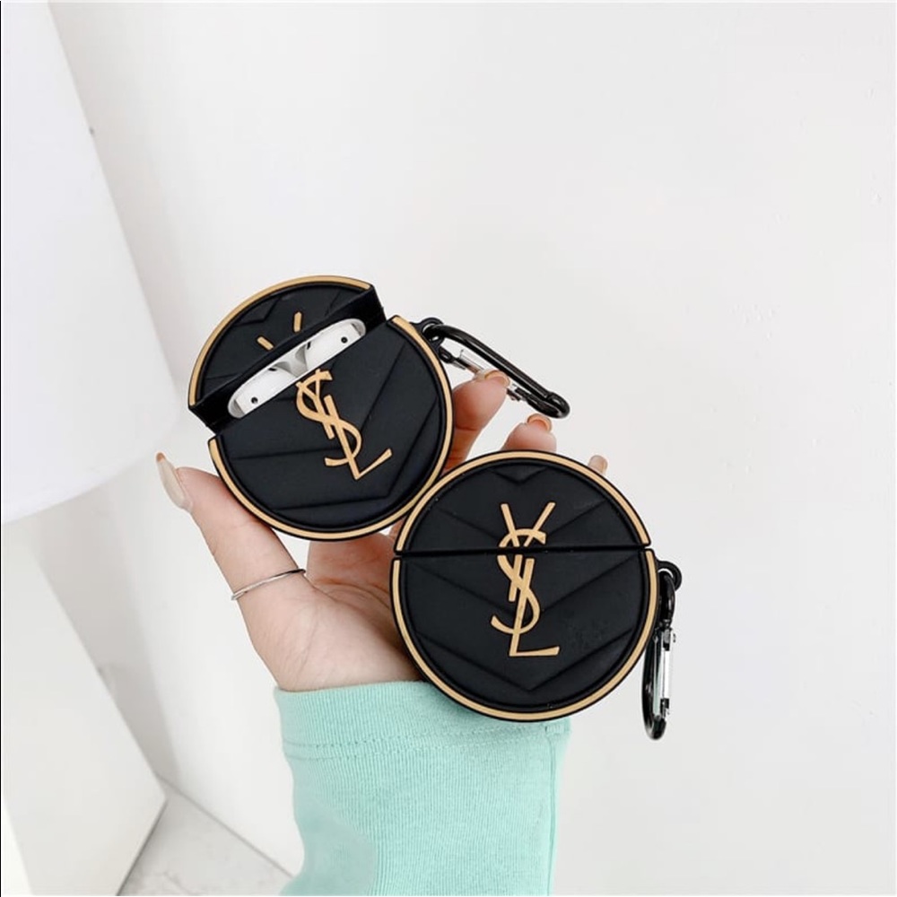 YSL Logo Silicon AirPod Case - Picture 6 of 11
